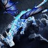Superior-Grade 1646Pcs First-Class Creative High-Standard Mythical Fantasy Creature High-Standard Assembly Construction-Blocks Collection Kit Ice