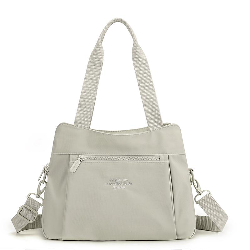 Fashion Female Handbag High Quality Fabric Women Tote Bag Large Capacity Girls Shopping Bag Casual Multi-pockets Shoulder Bag