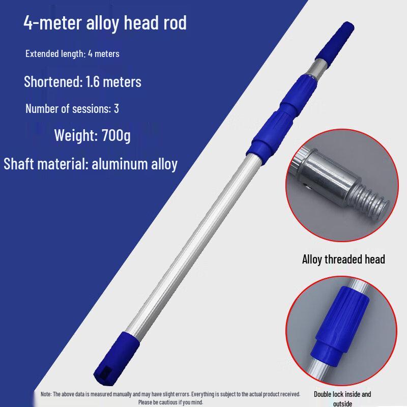 Aokewen 4m Telescopic Aluminum Paint Roller Extension Pole