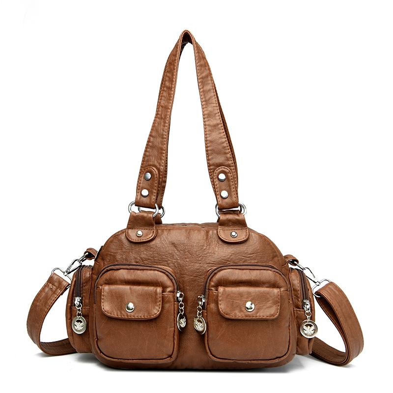 Women's Shoulder Bag Soft Leather Tote Bag Mother Bag