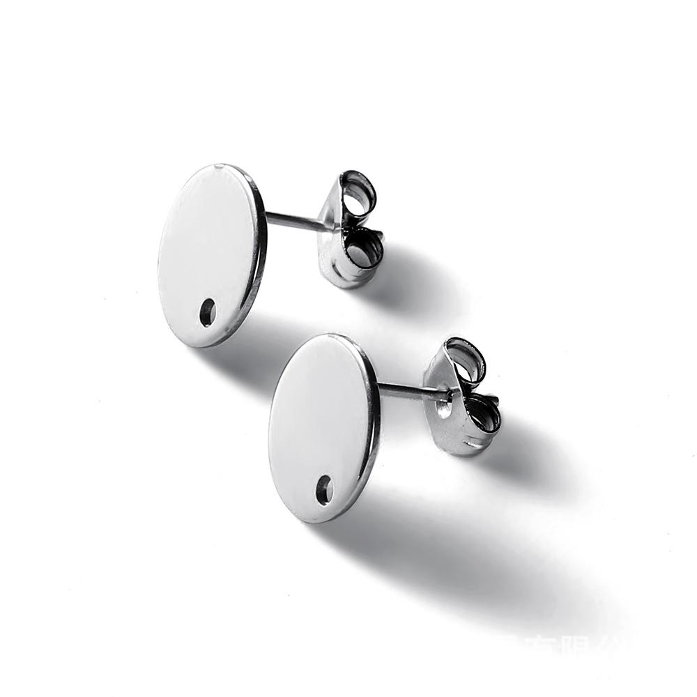 

Stainless Steel Heart and Teardrop Dangle Hoop Earrings 10*10mm/Hole Diameter 1.5mm