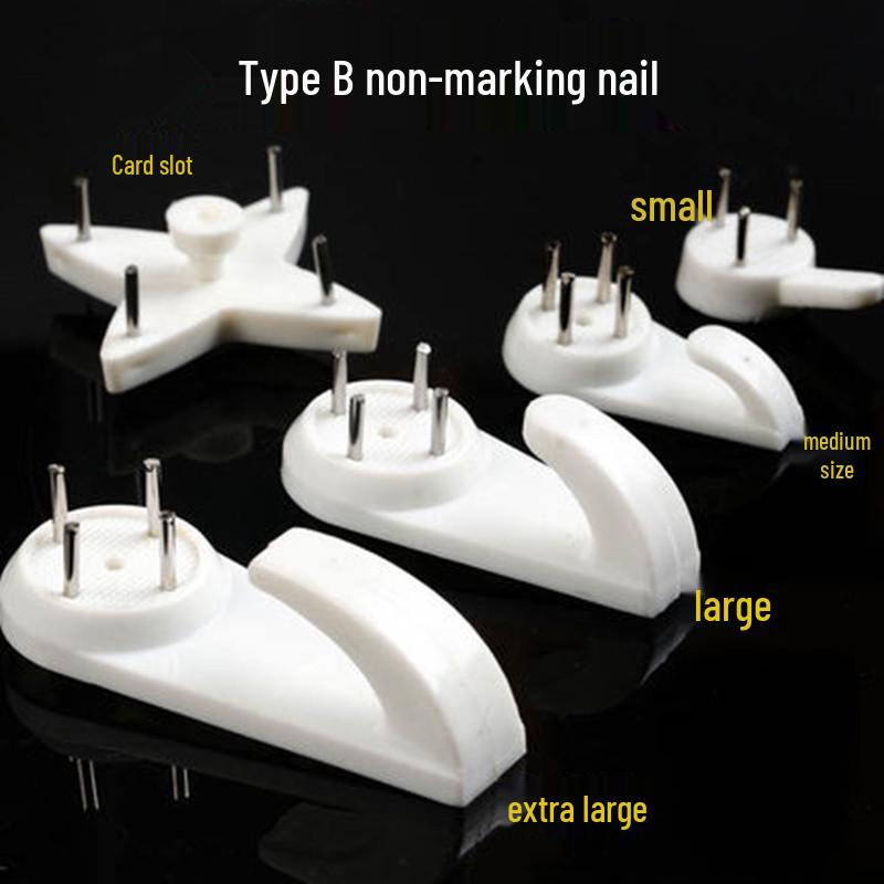 

Невидимые Бесшовные Настенные Крючки для Вышивки Крестом, Свадебного Платья и Фоторамок B Type Medium Seamless Nail