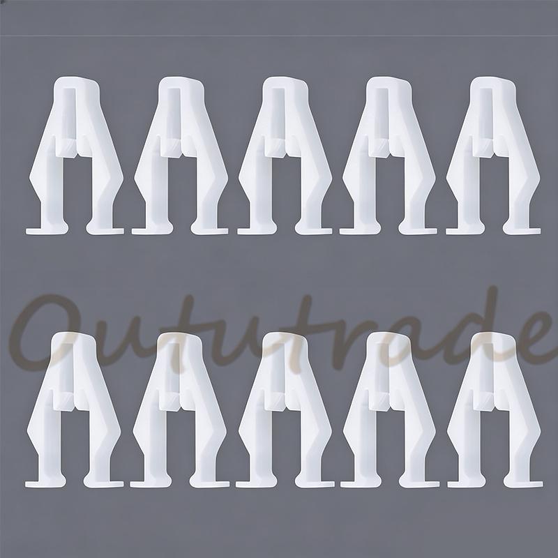 10pcs Bike Cowling Instrument Cover Bar Fairing Snap Clip Plastic Fastener Clips 90666-SDA-A01 For Honda