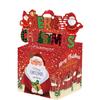 Christmas Santa Claus Gift Container Red Gradient Celebrations Holiday Events