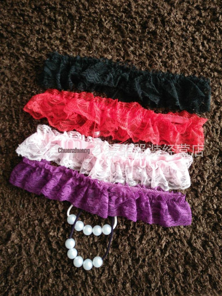 Five Pearl Plus Size Lace Underwear for Curvy Figures - Custom Fit with Pearl Beading