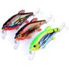 8cm 3D Eyes Painted Bionic Wobbler Swim Minnow Artificial Fishing Lure Hard Bait