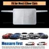 Front/Rear Windshield Cover Car Windshield Snow Cover Windproof Sunshade Cover With Magnetic Winter Automobiles Exterior Cover