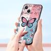 Fashionable Butterfly Flower Pattern Phone Case Cover for iPhone 17 16 15 14 13 12 11 Pro Max 17 Air Plus Soft TPU Shell Fundas