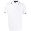 Polo Ensfarget Logobrodert Poloskjorte Herre topper Hvit 710823433-013