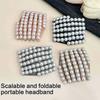 Women's Portable Hair Hoop With Stretchable Designs Foldable Headband Hair Decoration For Different Hairstyles