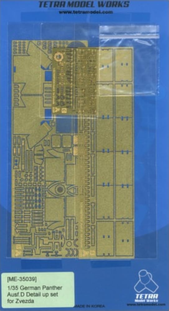 

Tetra Model 1/35 ME Series German Panther D Tank (for ZV) Plastic Model Parts ME3539