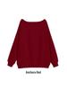 Women's Oversized One-Shoulder American Street Style Hoodie for Spring/Autumn