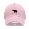 Little Bear Embroidery Baseball Cap For Women Men Fashion Adjustable Soft Washed Cotton Dad Hat Unisex Classic Golf Caps