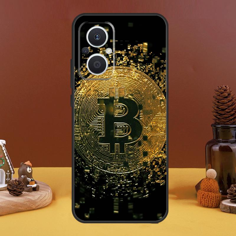 Bitcoin BTC Case For OPPO Reno 8T 4Z 5Z 10 Pro 11 F 4 5 6 7 8 Lite OPPO Find X5 X6 Pro X2 X3 Lite Cover