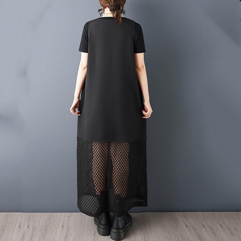 Sleeveless oversized Sexy black new in dresses for women casual loose long summer dress elegant clothing 2026