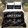 Art Style Unique Morat Pop Band Bedding Set Queen/King Size Duvet Cover Comforter Soft Bed Sheet Set Home Decor Luxury Gift