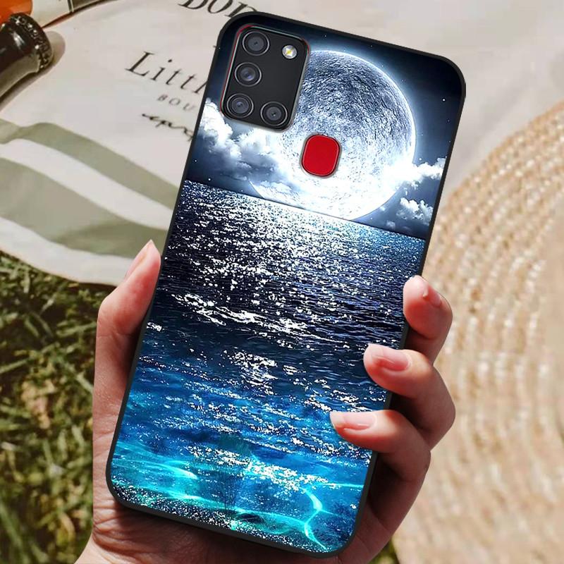 For Samsung A21S Case Phone Cover Silicone Soft TPU Back Cover for Samsung Galaxy A21S Case A 21S A21 S A217F Fundas Bumper