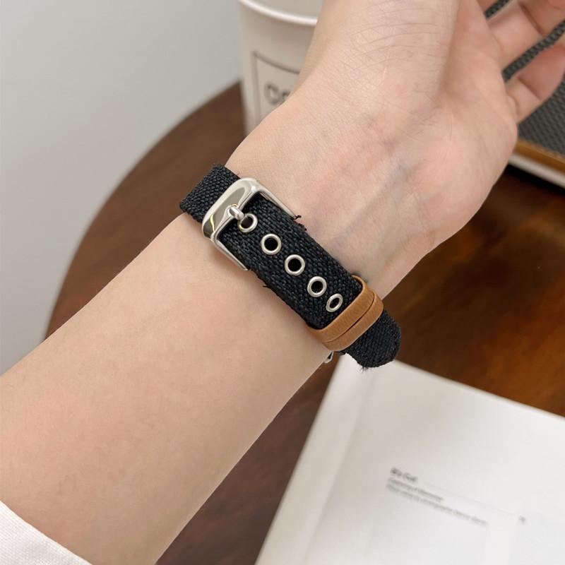 Uhrenarmband für Apple Watch 46/42/44/45/49mm 38/40/41mm PU-Leder Mode Uhrenarmband für Watch Series Ultra2 Se 10/9/8/7/6/5/4/3/2/1