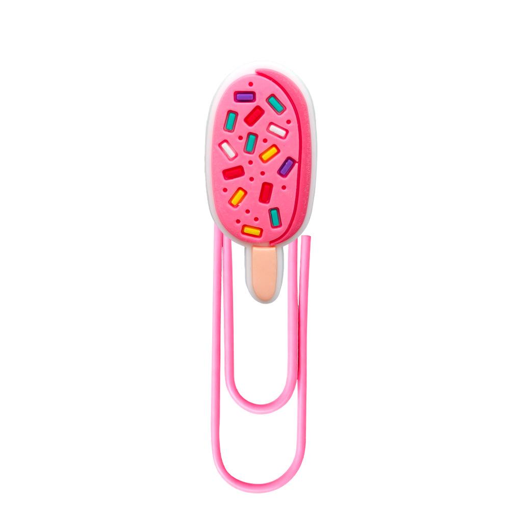 Large Cute Cartoon PVC Paperclip Bookmark for Office Supplies