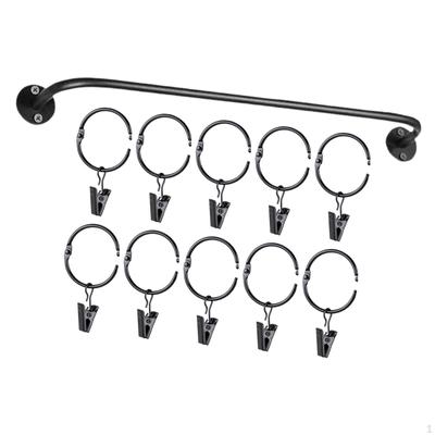 AppendiCappelli Portacappelli da Camera in Metallo da Parete con 10 Ganci