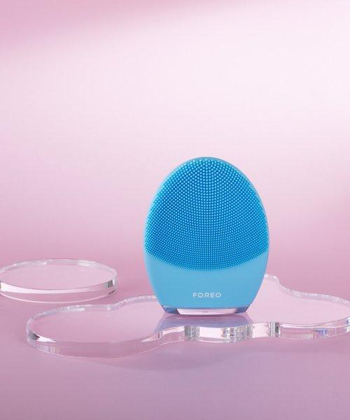 [Foreo] LUNA 3 Sonic Facial Cleanser for Combination Skin with Fine Bristle Brush (skyblue)