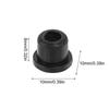 Hole Plug Auto Body Plugs 10 Pieces Truck Bed Hole Plugs Black Rubber Hole Plug For Women Men Adults Bikes Frame
