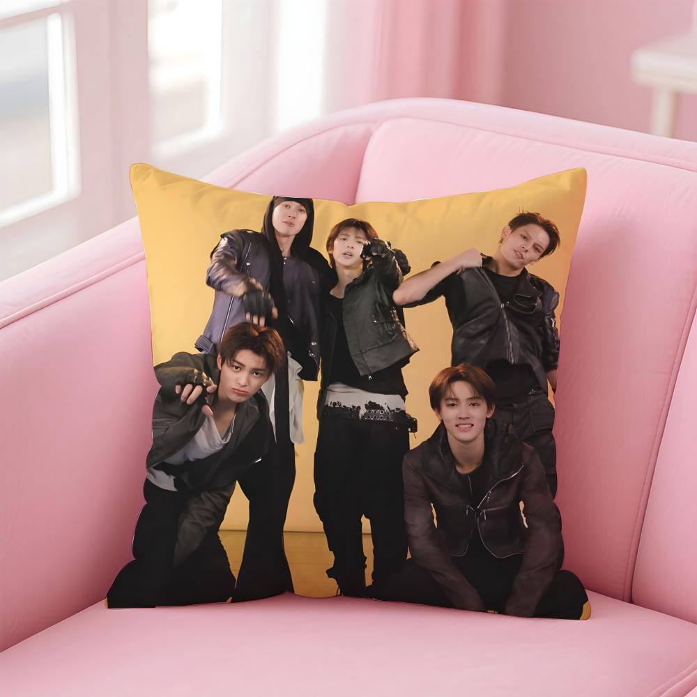 Korean Handsome Boy Group CCortis Cushion Cover Pillow Case Soft Skin Friendly Fabric  Concealed Zipper