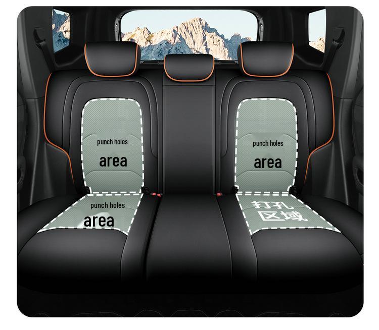 Jetour Shanhai T2 Autositzkissen aus Leder – Ganzjahresgröße, universelle Passform