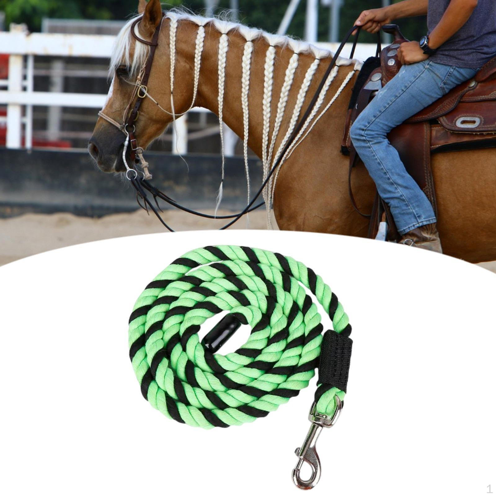 

Кріплення для повідка для коня для недоуздка або шлейки з міцним кордом для лонжування Green and Black