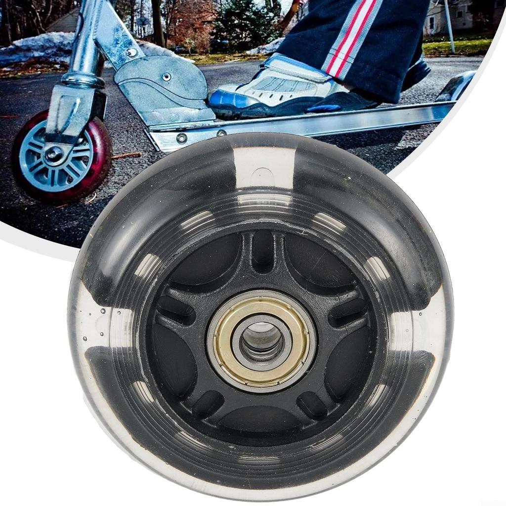 LED blikající kolečka pro koloběžku o průměru 80 mm vhodná pro bezpečné bruslení