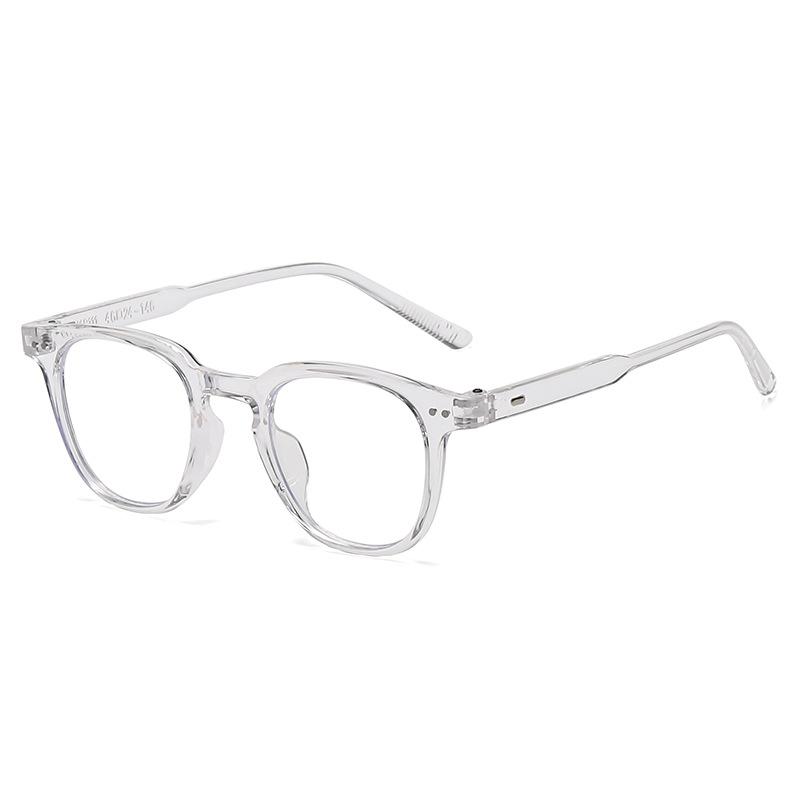 Cold Brown Glasses, Myopic Women Can Be Equipped With Glasses, Anti-Blue Light Plain Face, Multilateral Large Glasses Frame, Showing A Small Face