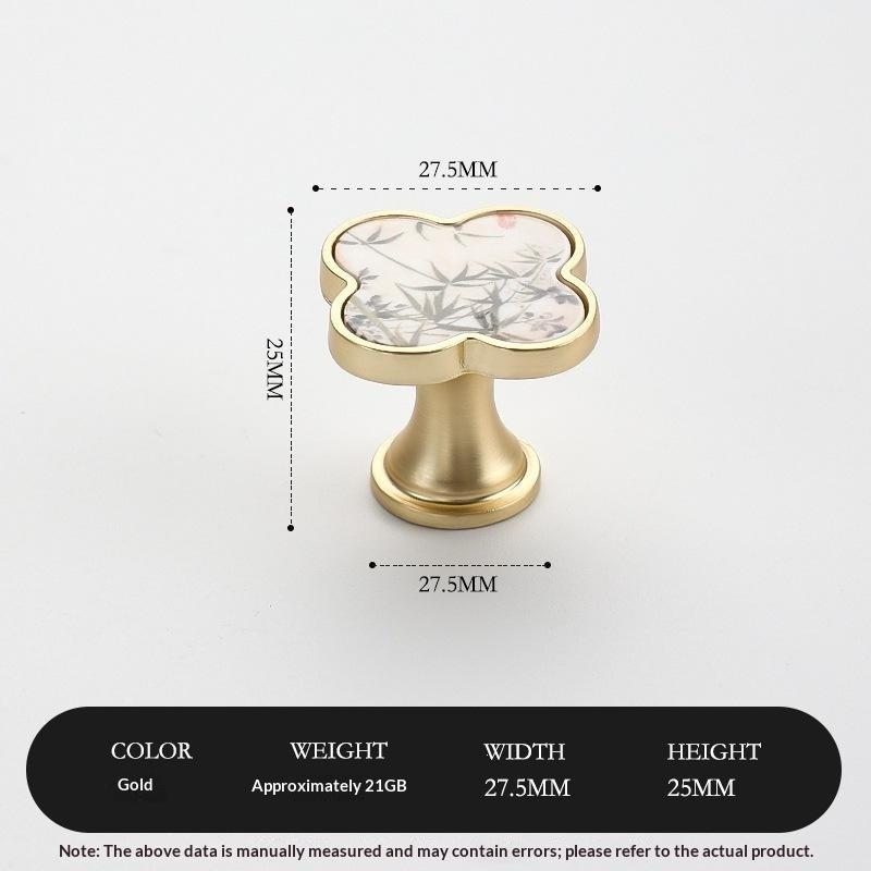 Cabinet Knobs Furniture Handles Chinese Painting Patterns Perfect For Kitchen Wardrobe Drawer Home Decoration