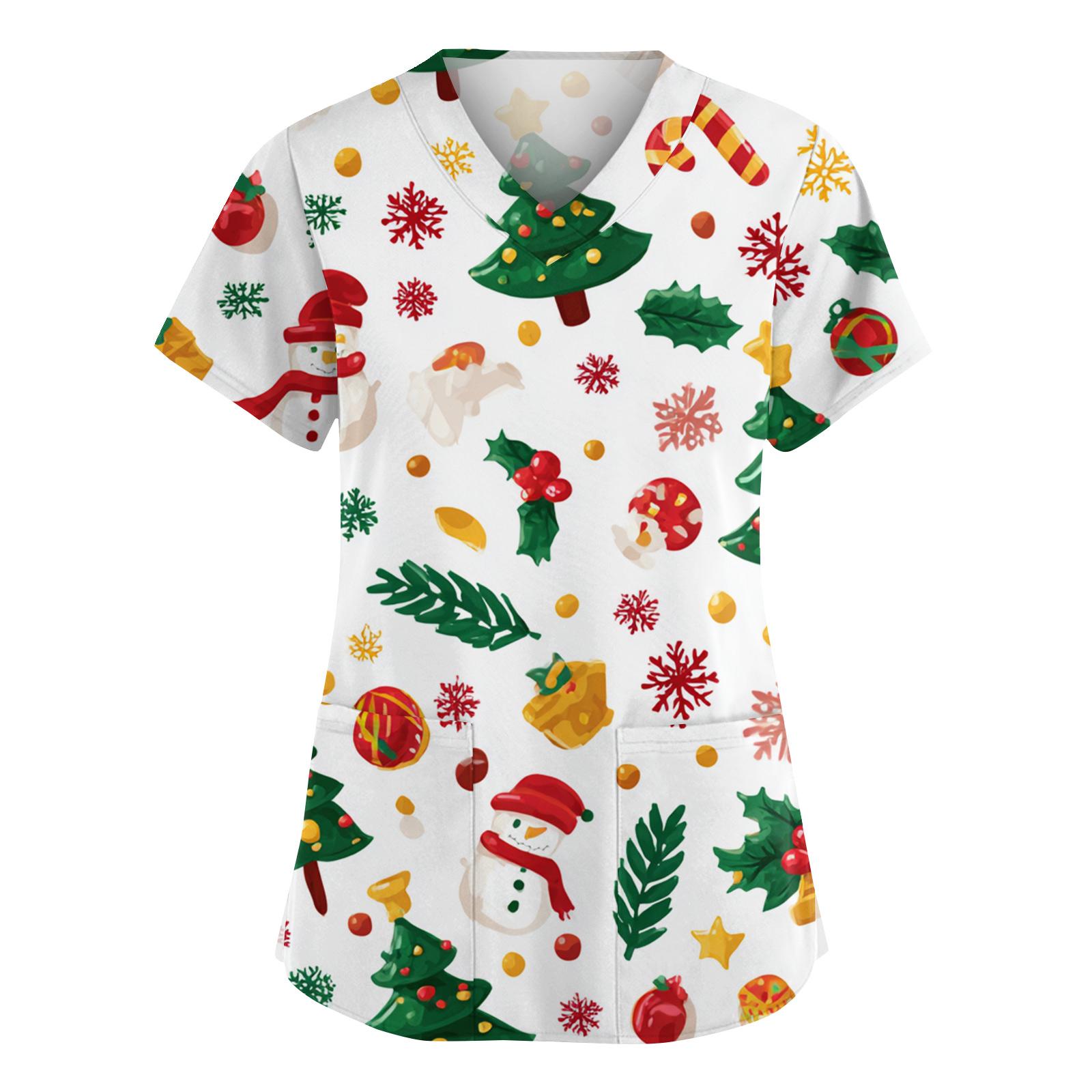 

Женская мода V-образный вырез короткий рукав комбинезон с карманами принт топы одежда XXXL зелёный