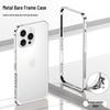 Ultra-Thin Lightweight Metal Frame iPhone 16/15 Pro Case with Seahorse Buckle Design and Heat Dissipation