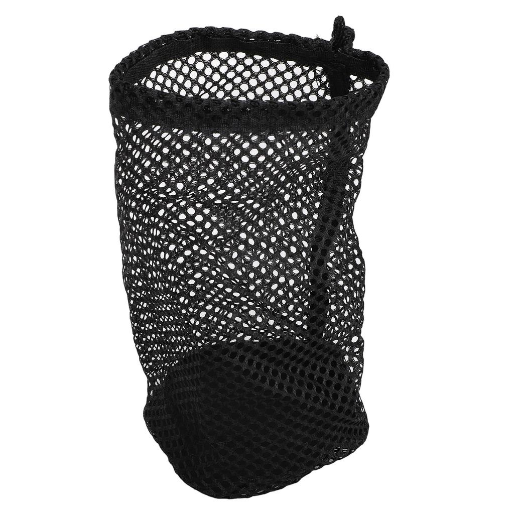 Nylon Mesh Carry Bag with Sliding Drawstring Lock Closure See Through Mesh Sports Equipment Bag for Gym Shower