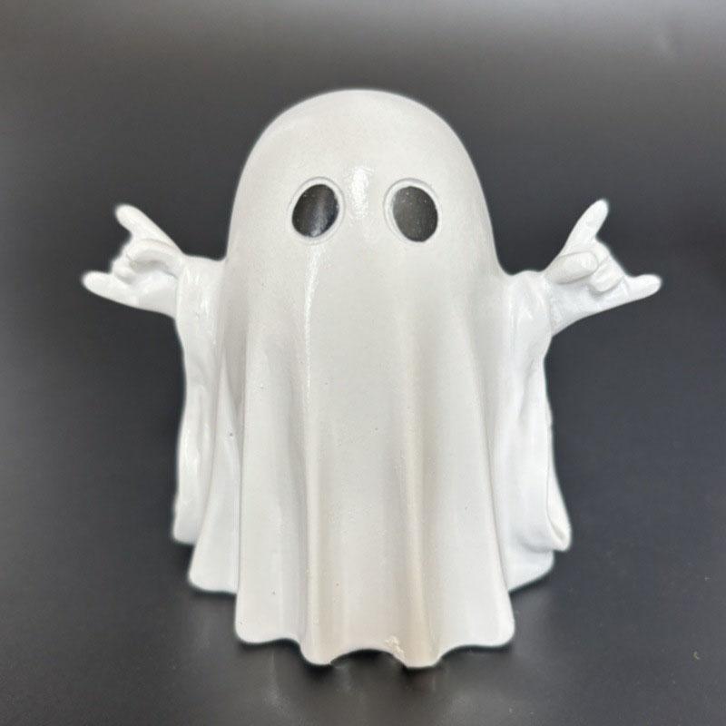 Ghost Campfire Flickering Halloween Night Light 3d Led Small Campfire Light For Indoor Halloween Decorations