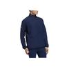 adidas Golf Core Solid Zip-Up Sports Collar Windbreaker Jacket Men Outerwear Blue GD0834