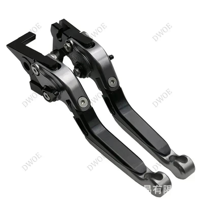 Motorcycle CNC Aluminum Adjustable Folding Brake Clutch Levers Extendable Handlebar Hand Grips for Yamaha FJ1200 XJR1200