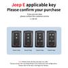 New Car Key Case Cover Shell Fob for Jeep Wagoneer 2025- 2025 for Grand Cherokee L 2020 2025 2025 Key Chains Car Accessories