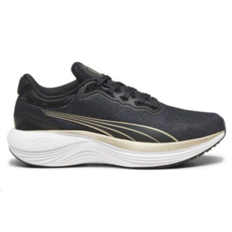 Puma Scend Pro Engineered Schwarz Gold Weiß Unisex Sneaker 378777-04