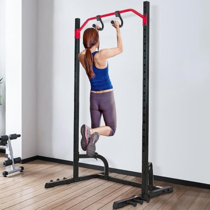 Durability Carbon Steel Workout Grips for Pull Up Rod and Push Up Exercises Antislip Rubber Enhances Grips Security