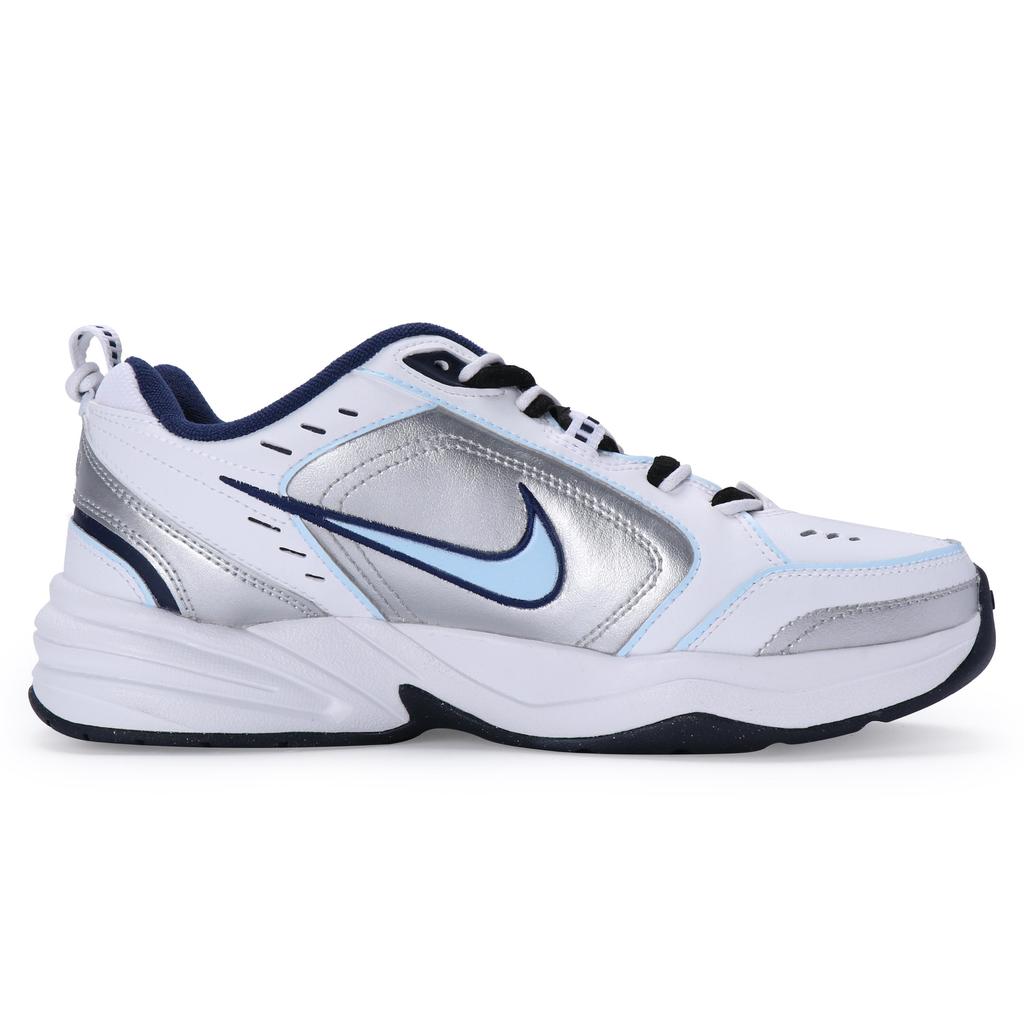 Nike Air Monarch 4 Chunky Sneakers Unisex Low top Blue/Silver 415445-102(Team80-)