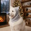 Fleece Pet Transformation Hat Solid Color Drawstring Adjustment Dog Soothing Hat Warm Comfortable Casual Pet Headgea