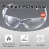 Mustbau Lunettes de Protection EN166 - Lunette de Sécurité UV380 Protection Anti-buée Cadeaux Idéal