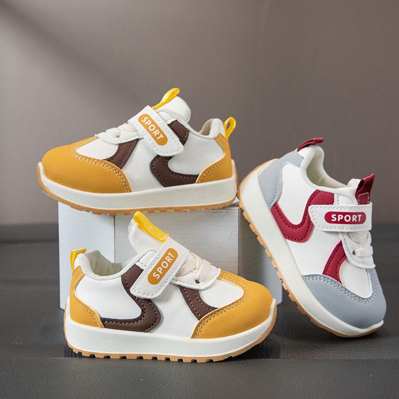 2025 Spring/Autumn Unisex Kids' Skate Shoes: Trendy, Versatile, Soft-Sole Running Shoes for Students