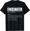 Engineering Definition T-shirt - An Interesting Engineering Gift for Both Men and Women. T-shirt with Text Pattern. Clothing.