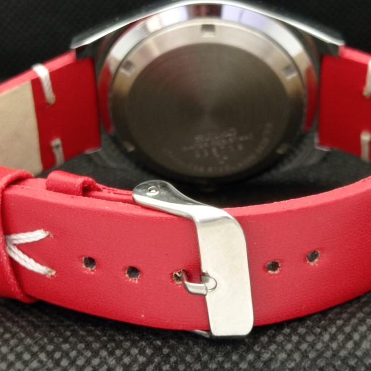 REFURBISHED VINTAGE SEIKO 5 AUTO 6309A JAPAN MENS D/D RED WATCH 593c-a314811-9 SKU593c-a314811