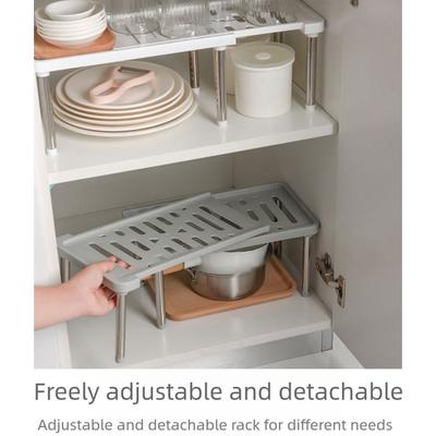 Multifunction Organizer Retractable Shelf Detachable Design