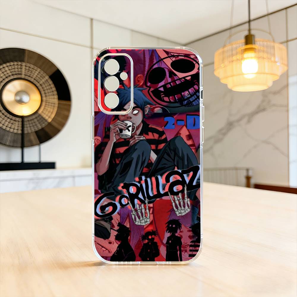 Gorillaz Music Band Phone Case For SamsungA10,12,20,21S,30,31,40,50,51,52,70,71 Transparent Cover Samsung a12