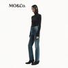 MO&Co. Women's Machine Washable Wool Turtleneck Knit Sweater